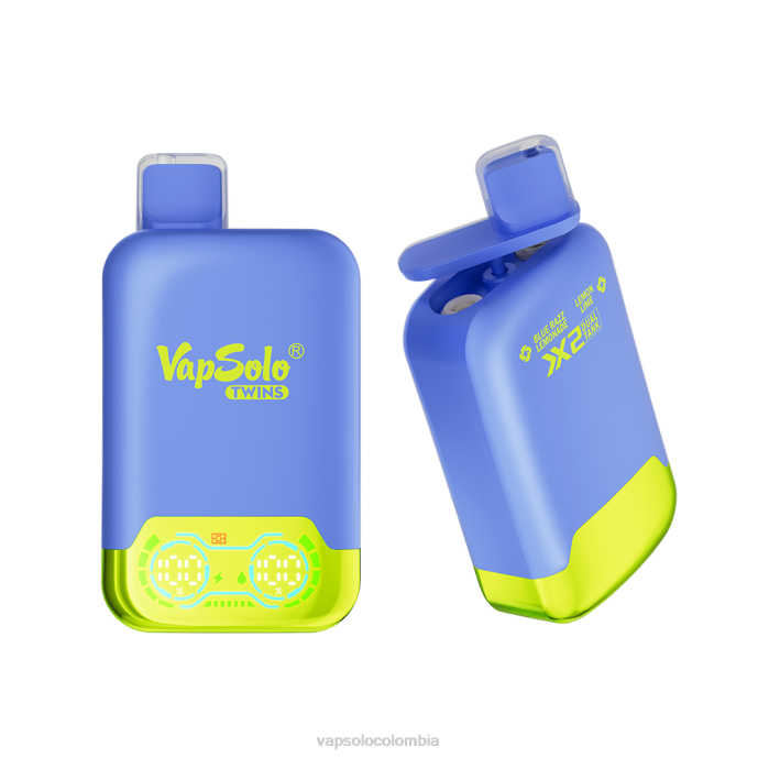 VapSolo TWINS vaporizador desechable | Vapsolo Colombia R0LH26 limonada blue razz y lima limón