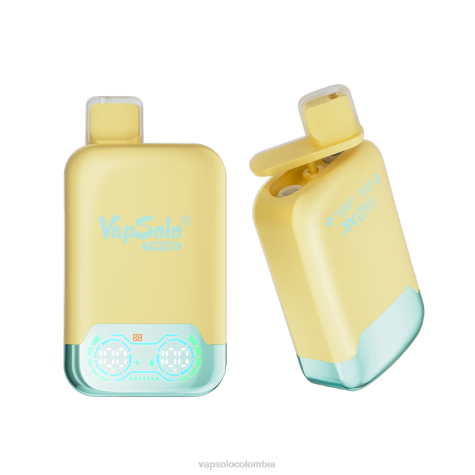 VapSolo TWINS vaporizador desechable | Vapsolo Colombia R0LH31 piña, coco y fresa, plátano