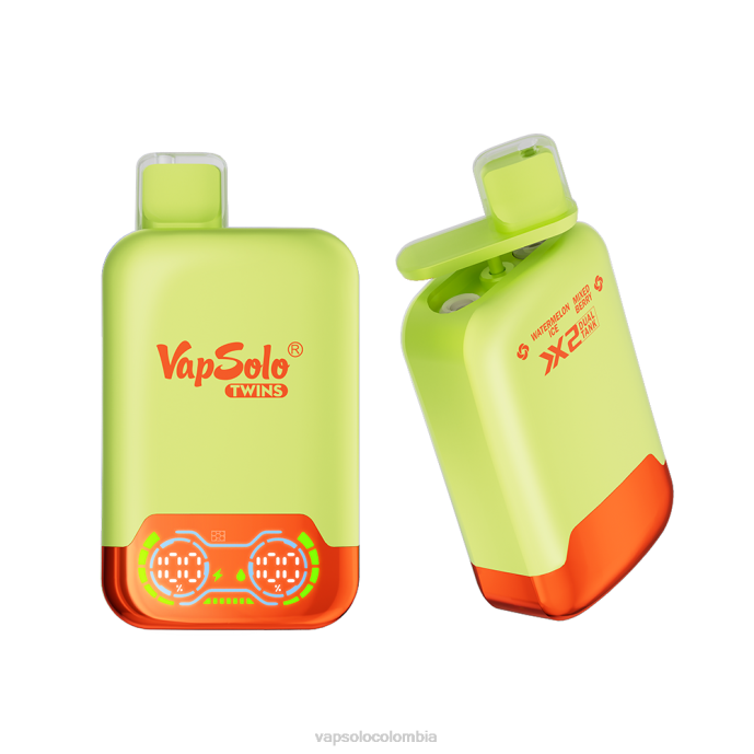 VapSolo TWINS vaporizador desechable | Vapsolo Comprar R0LH34 hielo de sandía y bayas mixtas