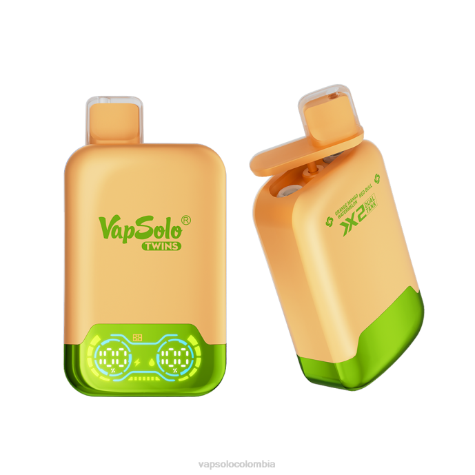 VapSolo TWINS vaporizador desechable | Vapsolo Precio R0LH30 sandía mango naranja y red bull