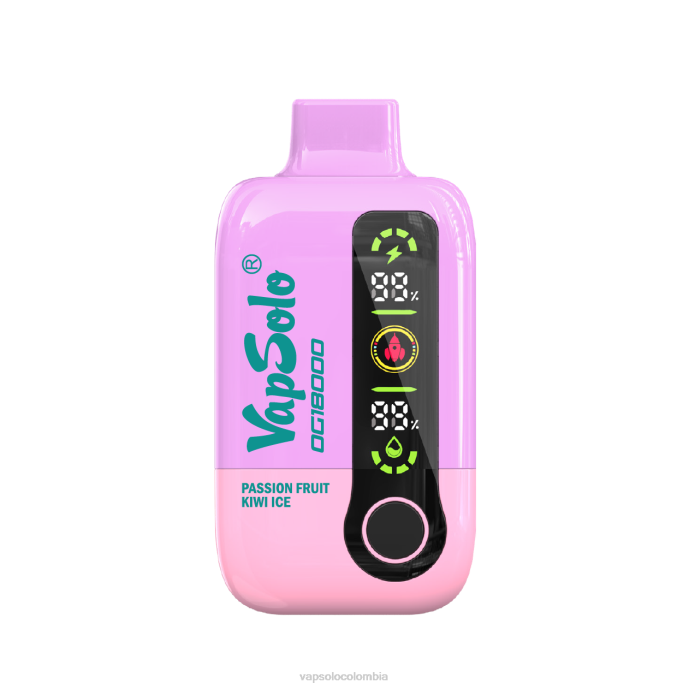 VapSolo DG18000 vaporizador desechable | Vapsolo Bogotá R0LH52 Hielo de kiwi y maracuyá
