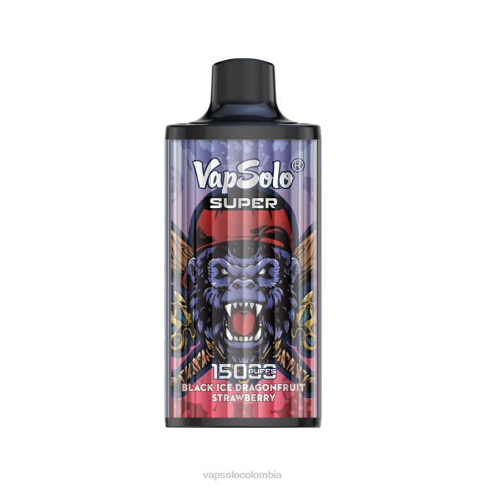 VapSolo SUPER vaporizador desechable | Vapsolo Al Por Mayor R0LH13 fresa de drango de hielo negro