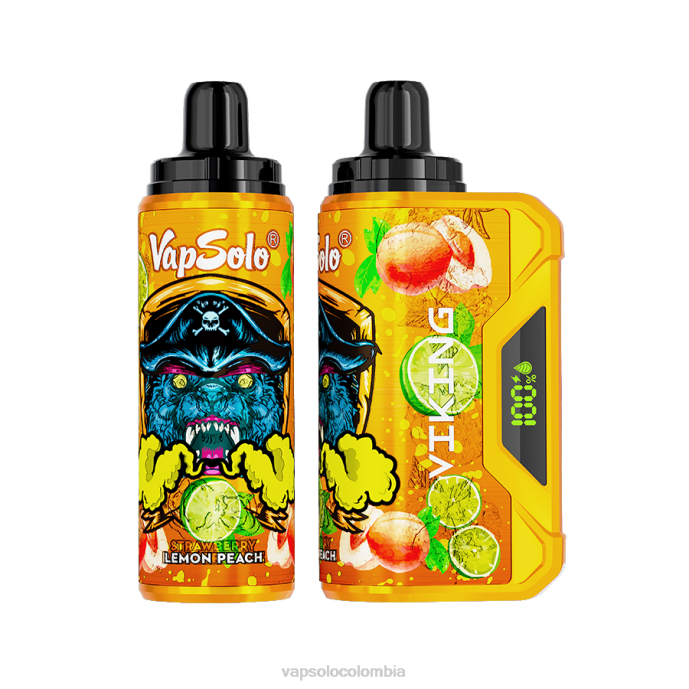 VapSolo VIKING vaporizador desechable | Vapsolo Colombia R0LH41 durazno limon